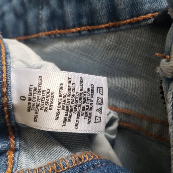 Aeropostale High Rise Curvy Jean Shorts - Picture 4 of 4